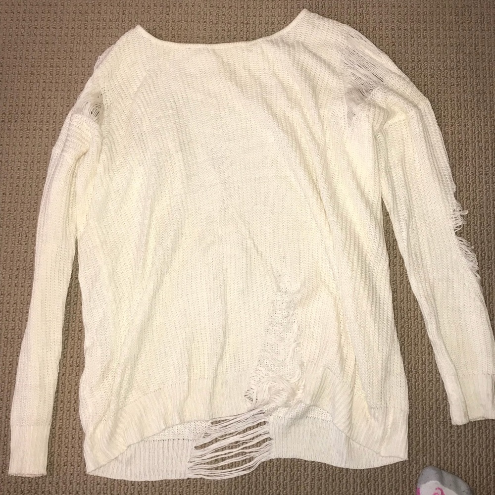 White sweater